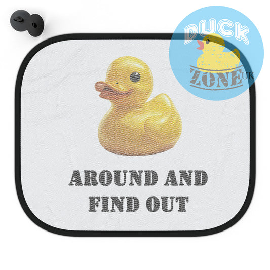 Duck Around And Find Out Car Sun Shades